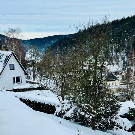Urige Berghuette Mit Kamin Und Sauna Im Erzgebirge Nahe Schwarzwassertal Pobershau Eksteriør bilde